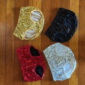 XS Sequin Dance Shorts